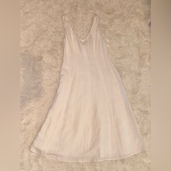 NWOT Vince Paneled Scoop Neck Dress white linen midi
Size S - Picture 2 of 5